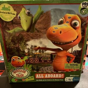 All Aboard Dinosaur Train PBS Board Game Complete Ages 4 Year Plus Preschool Toy